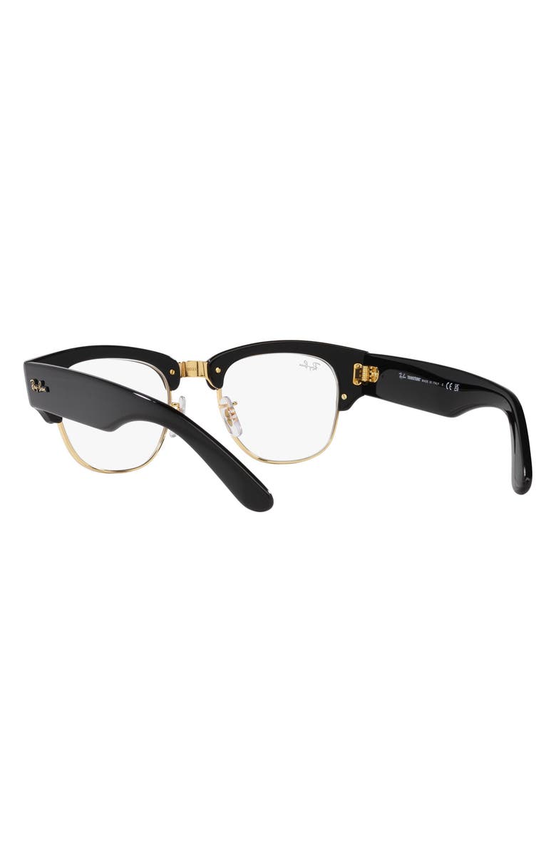 Ray-Ban Mega Clubmaster 53mm Polarized Transition Square Sunglasses, Alternate, color, 