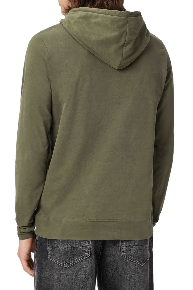 Brace Brushed Cotton Hoodie, Alternate, color, WILD GREEN