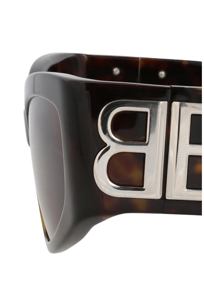 57mm Cat Eye Sunglasses, Alternate, color, HAVANA HAVANA BROWN