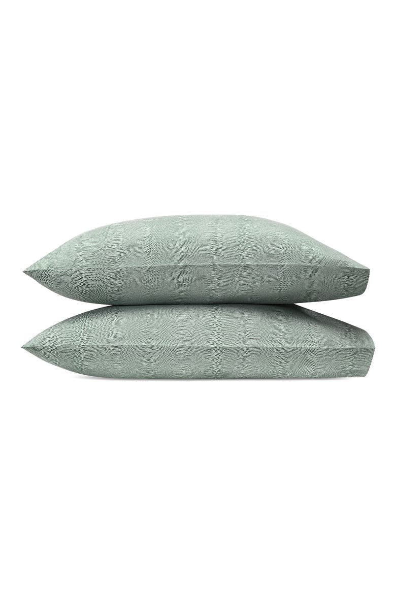 Jasper Set of 2 Cotton Sateen Pillowcases, Main, color, GREEN