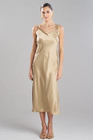 Josie Natori Key Backless Gown