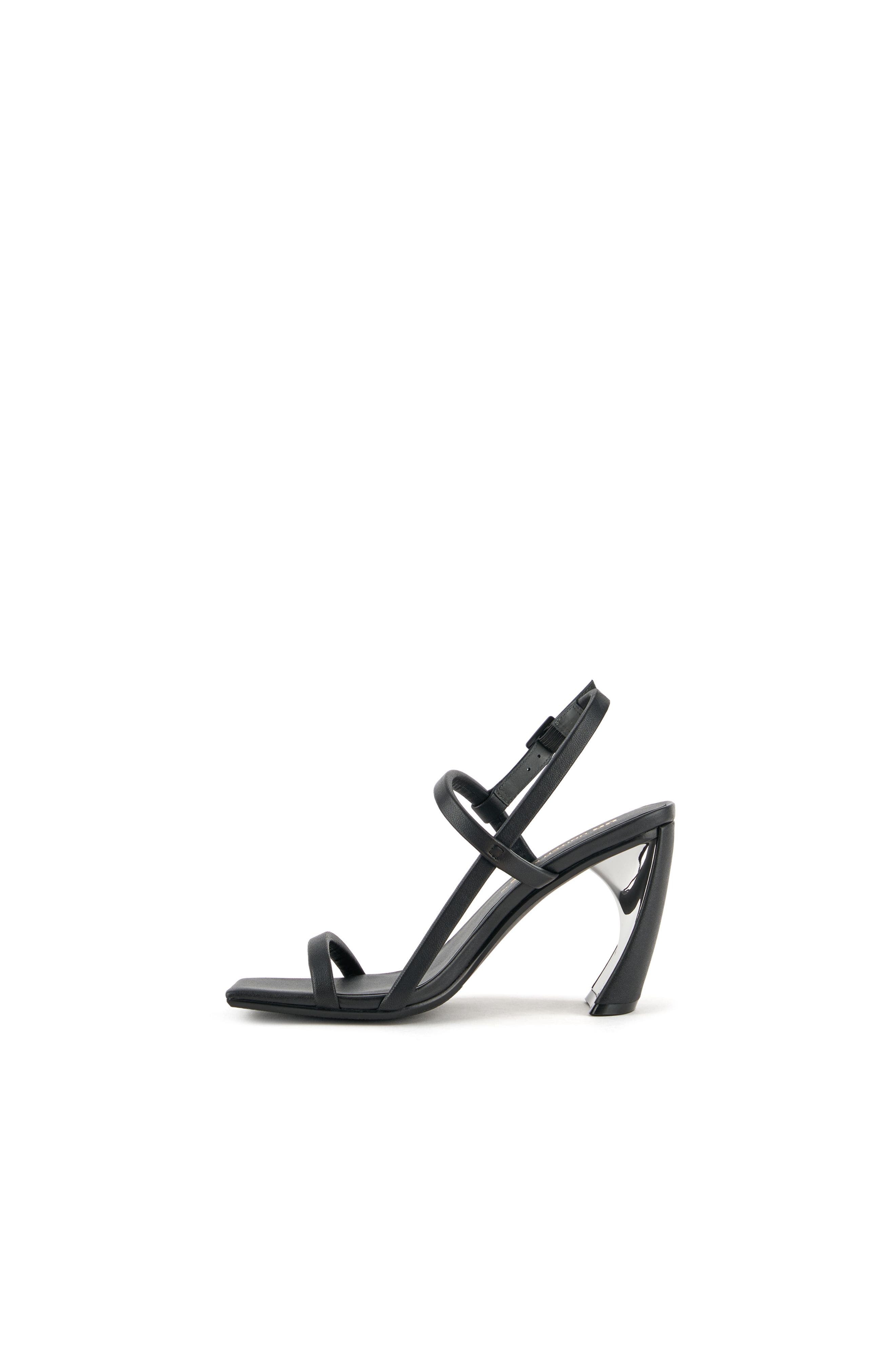 Zuma Strappy Hi Sandals, Alternate, color, Black