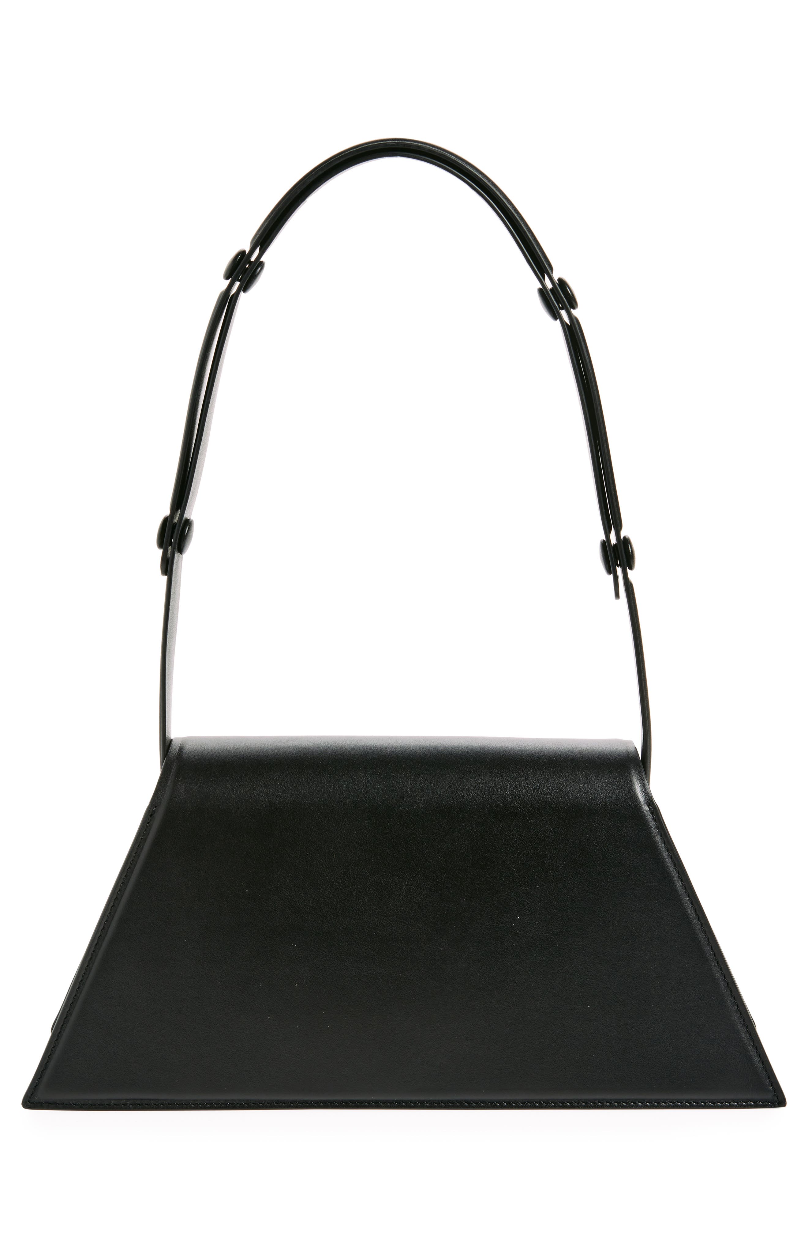 Marni Medium Trunkoise Leather Shoulder Bag, Alternate, color, 