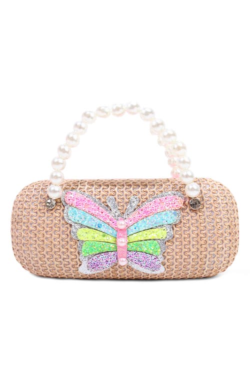 Omg Accessories Kids' Cat Eye Sunglasses & Butterfly Case Set In Lollipop