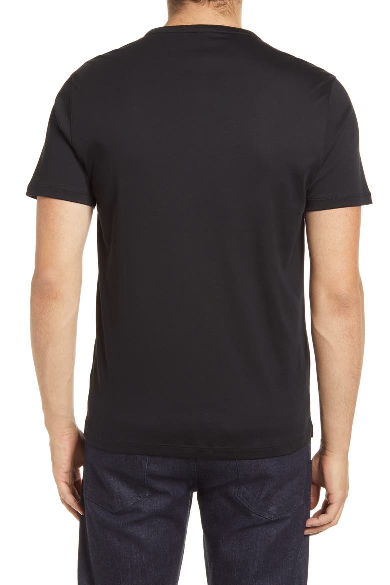Georgia Solid Henley Shirt, Alternate, color, BLACK