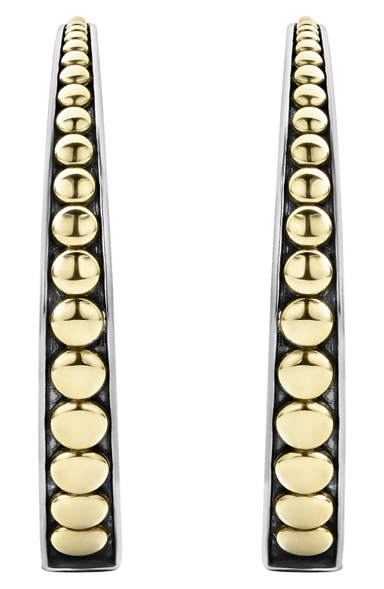 LAGOS Signature Caviar Hoop Earrings, Alternate, color,