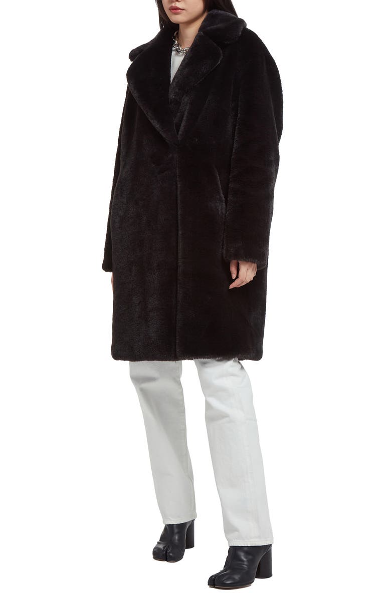 Apparis Imani Faux Fur Coat, Alternate, color,