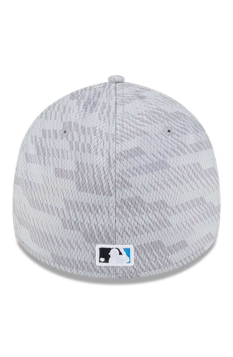 New Era Men's New Era Gray Miami Marlins 2025 MLB Clubhouse 39THIRTY Flex Hat, Alternate, color, Gray