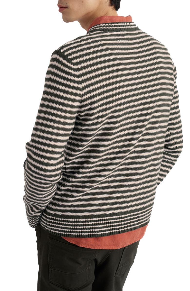 Seasalt Cornwall Trenale Stripe Organic Cotton Sweater, Alternate, color, Mesklenn Woodland