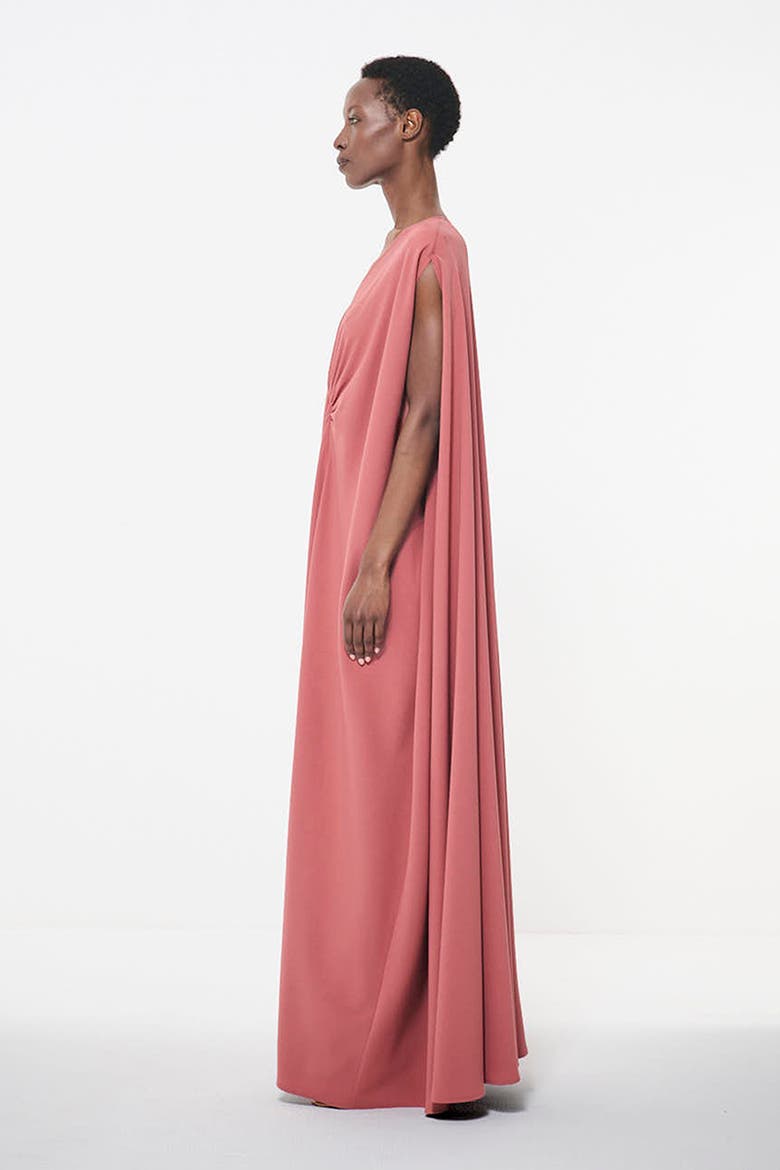 Gathered Marked Waist Dress, Alternate, color, Pink