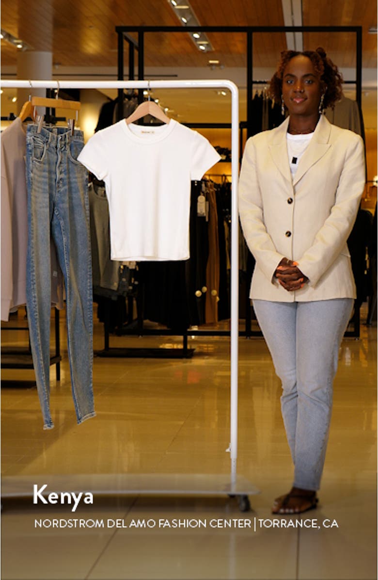 Lexi Sun-In Rib Crewneck T-Shirt, sales video thumbnail