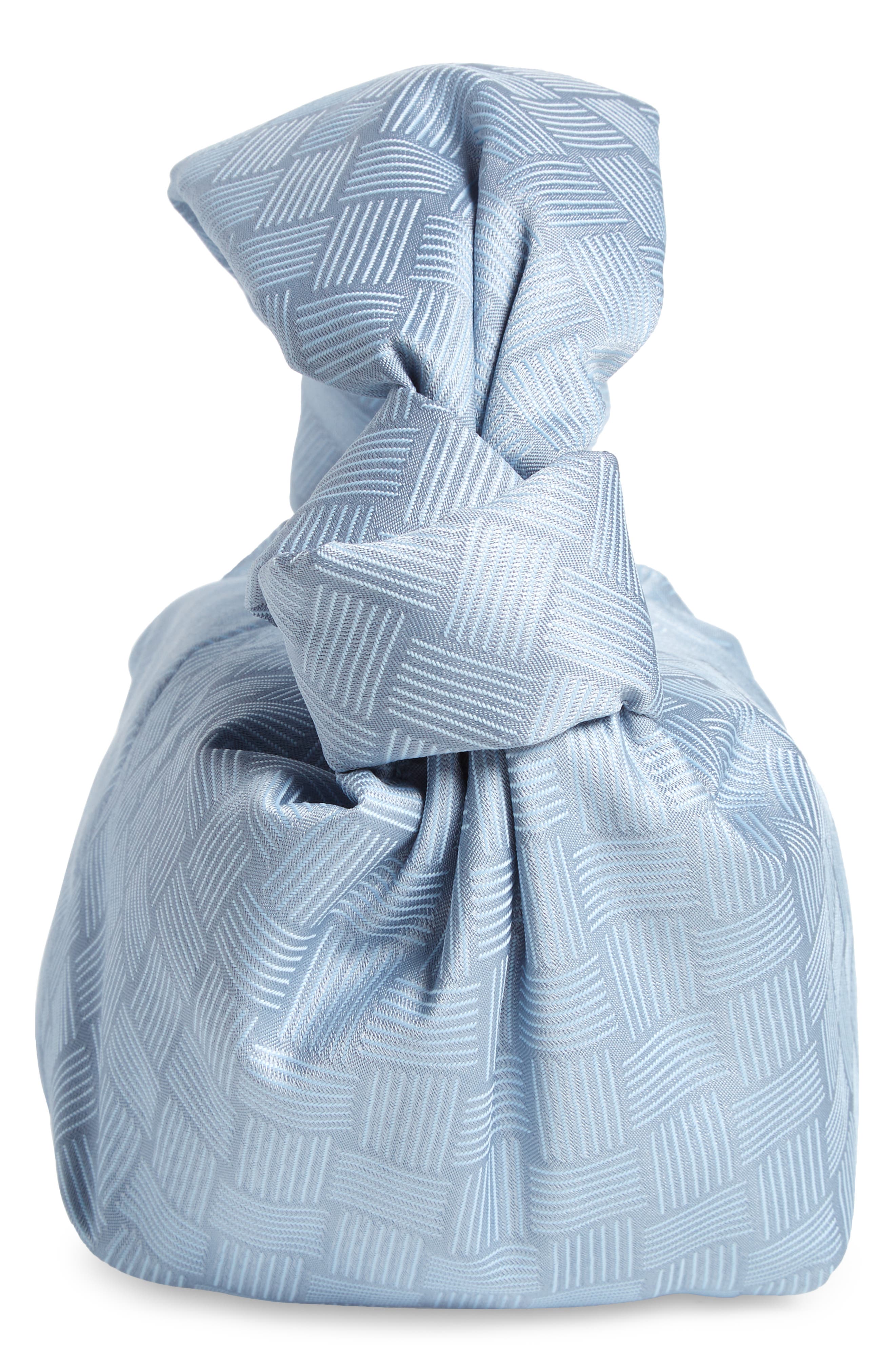 Bottega Veneta Mini Double Knot Jacquard Hobo Bag, Alternate, color, 