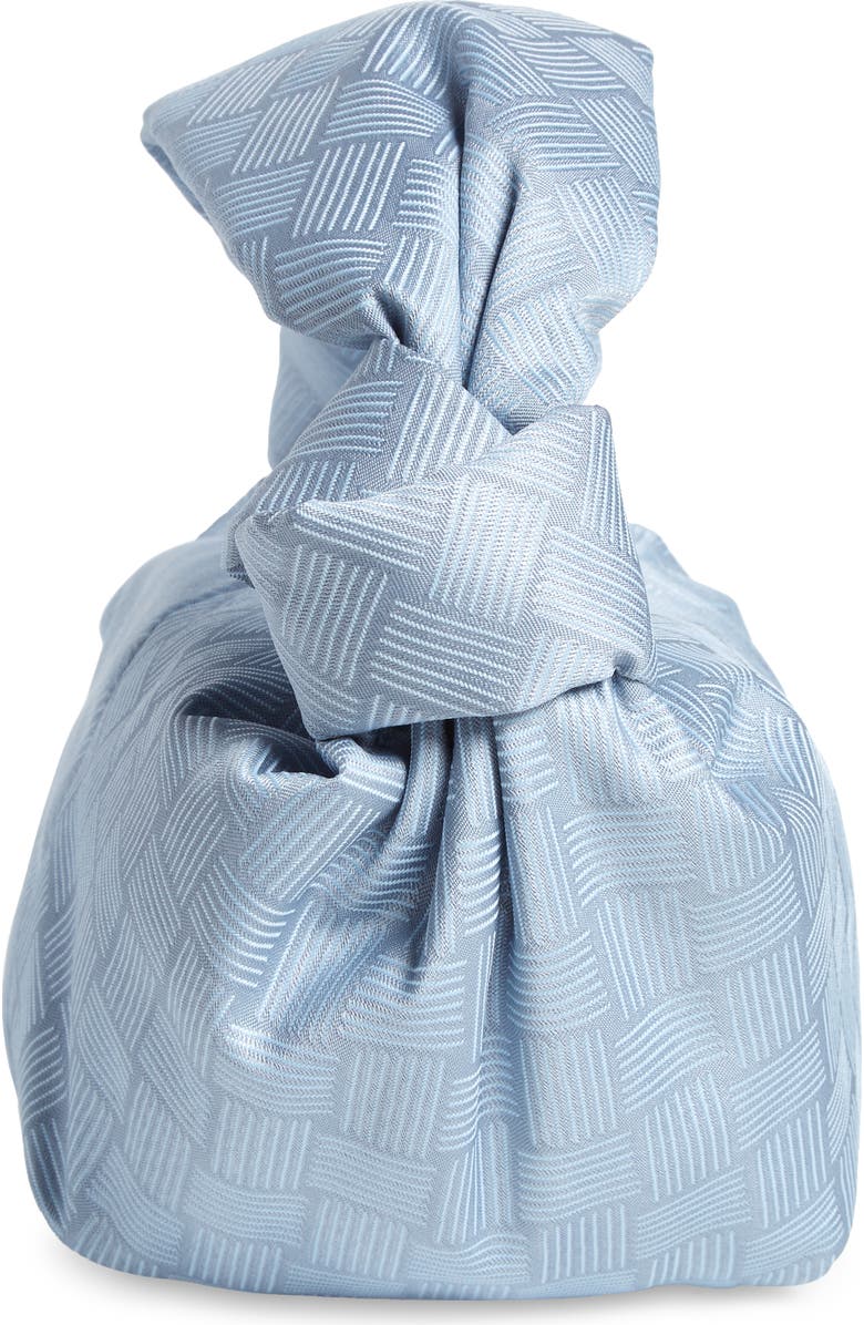 Bottega Veneta Mini Double Knot Jacquard Hobo Bag, Alternate, color,