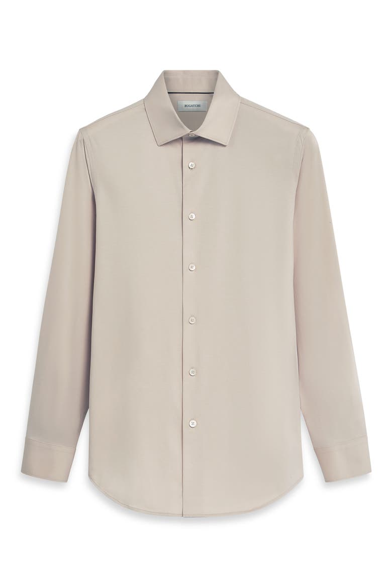 James OoohCotton® Button-Up Shirt, Alternate, color, STONE
