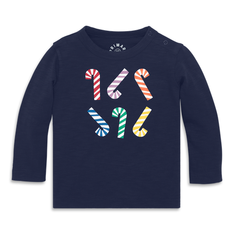 Baby Long Sleeve Tee In Holiday Graphics (baby)