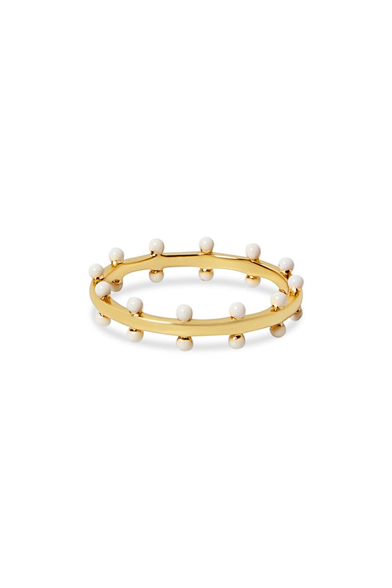 Bead Band Ring, Main, color, GOLD/ WHITE