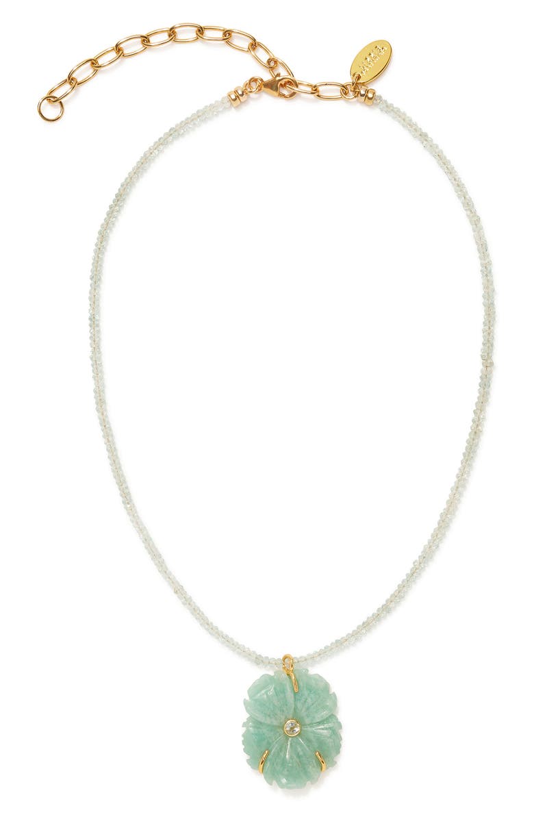 Lizzie Fortunato New Bloom Pendant Necklace, Main, color, 