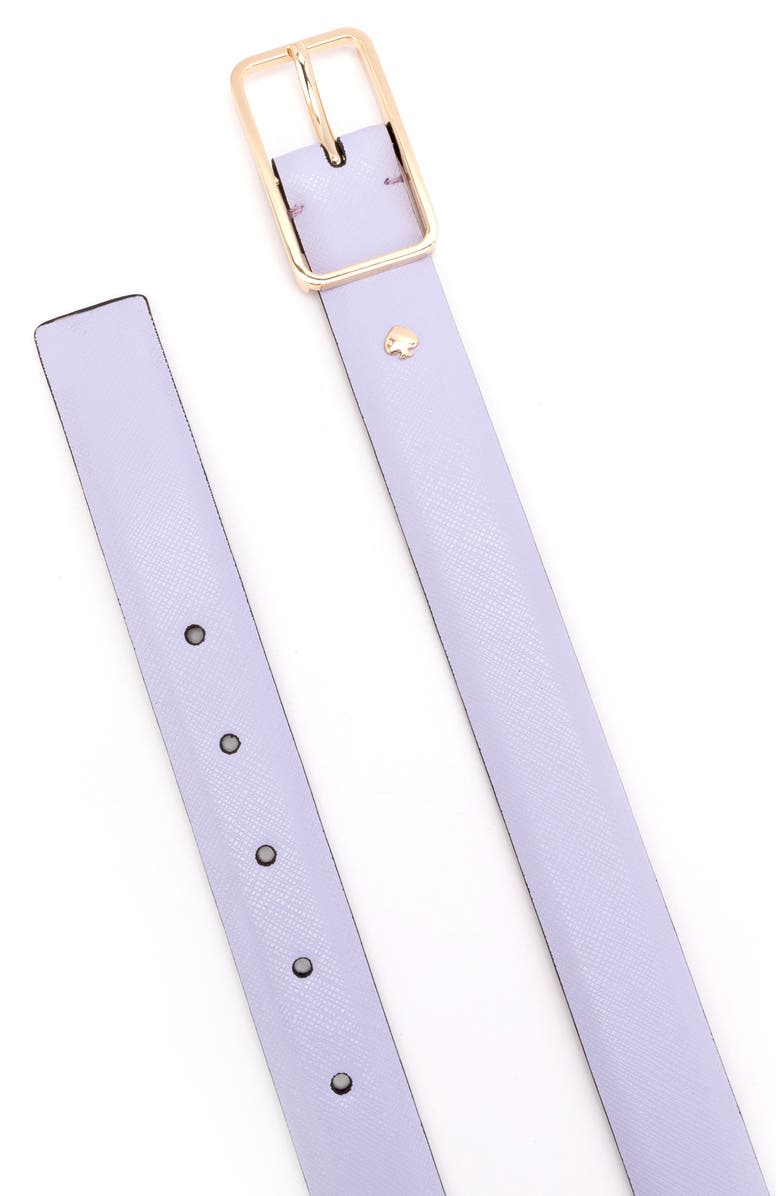 Kate Spade New York textured leather belt, Alternate, color,