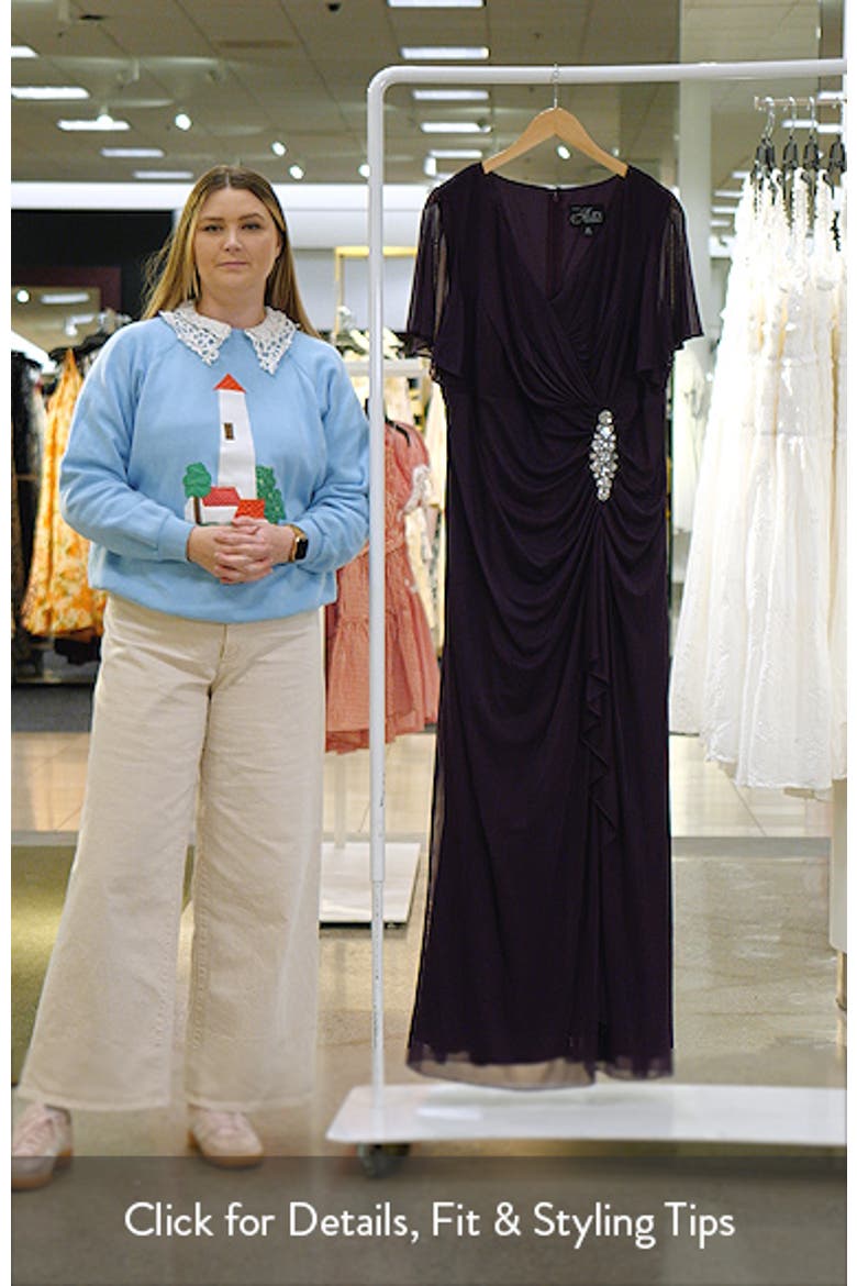 Surplice V-Neck Gown video