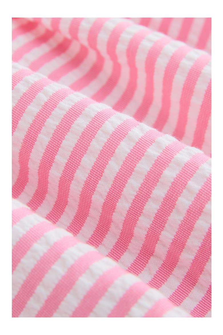 Kids' Stripe Cotton Blend Seersucker Dress, Alternate, color, PINK