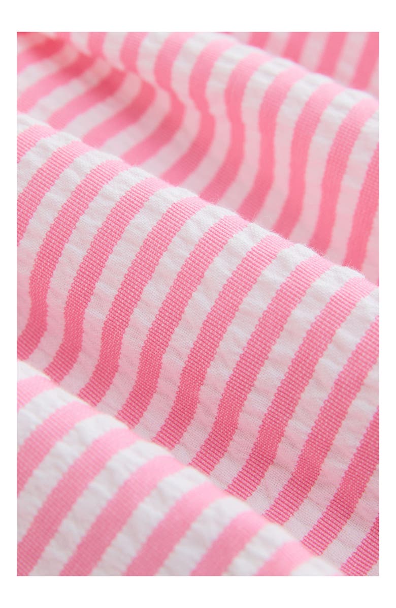 NEXT Kids' Stripe Cotton Blend Seersucker Dress, Alternate, color, Pink