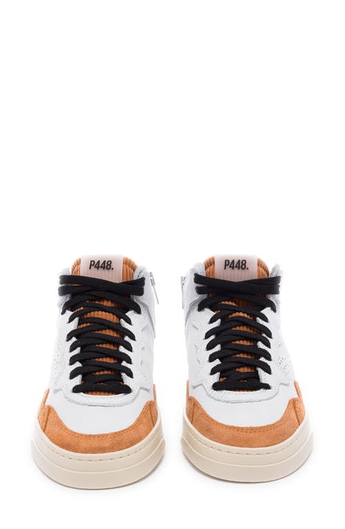 P448 Balihir Mid Top Sneaker In White