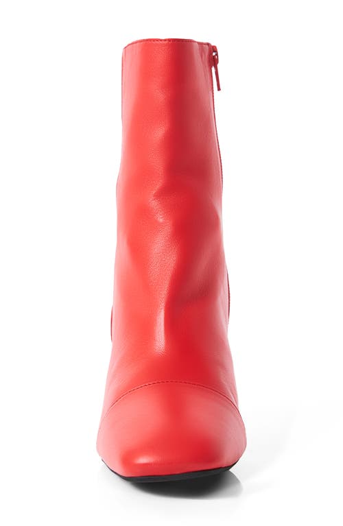 Free People Women's Wisteria Ankle Boots In Red Leather