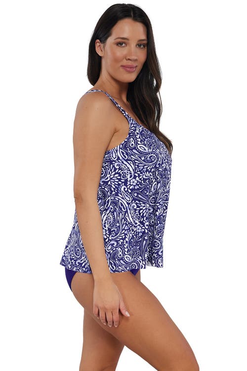 Sunsets Escape Sadie Tankini Swimsuit Top In Marina