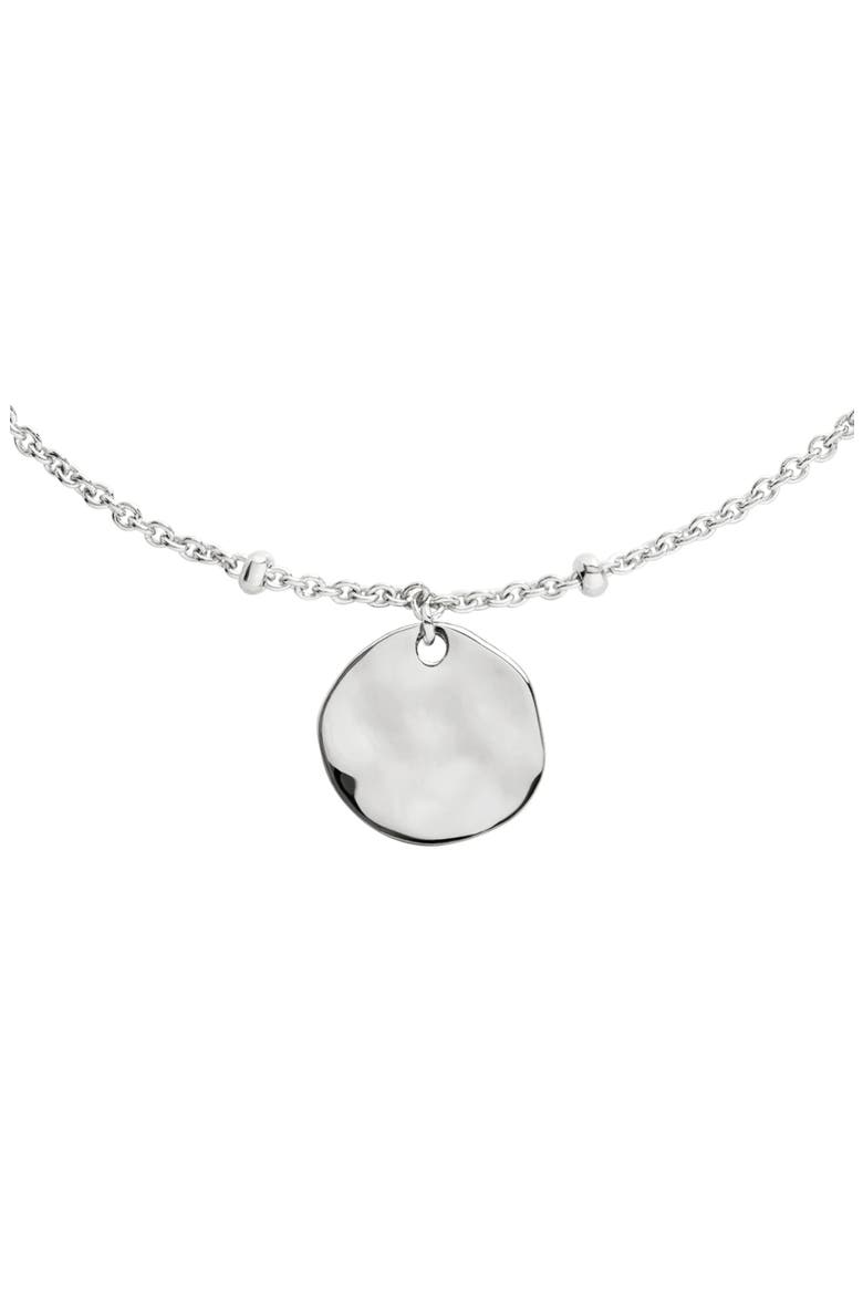 MV Siren™ Muse Disc Necklace, Main, color, STERLING SILVER