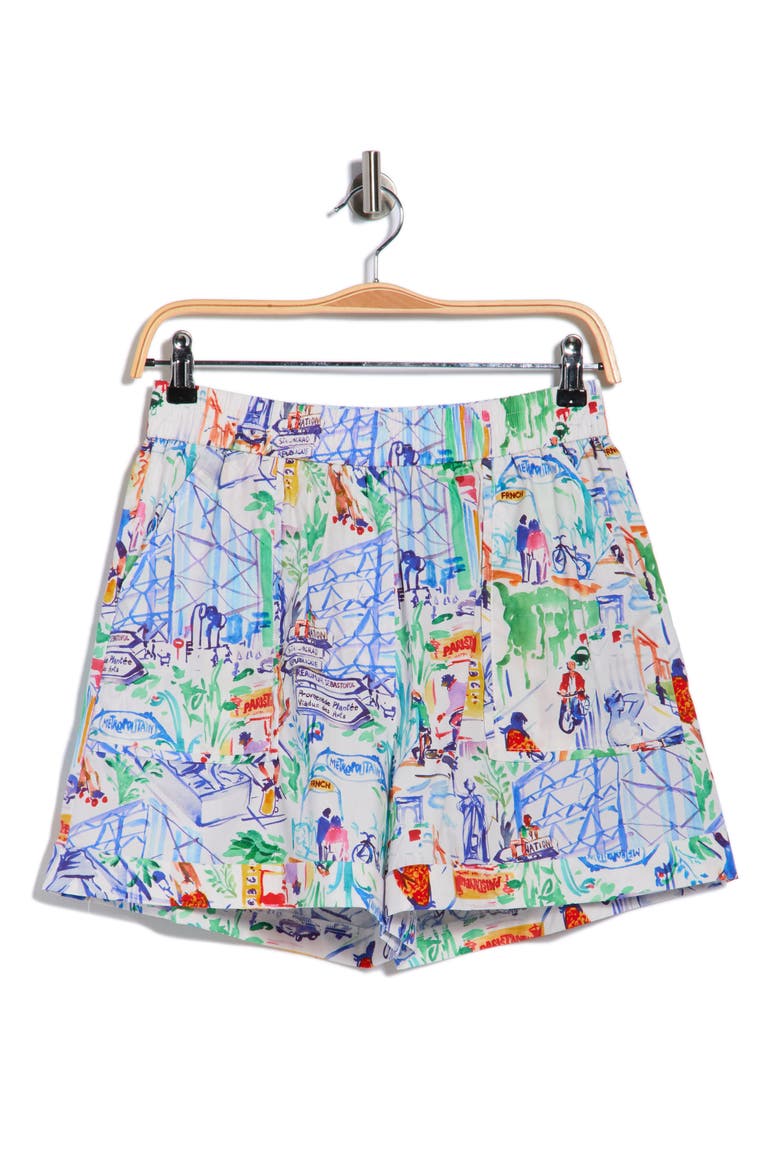 Marylou Cotton Shorts, Alternate, color, FRNCH AREA