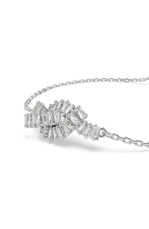 Swarovski Matrix Knot Slider Bracelet In Multi