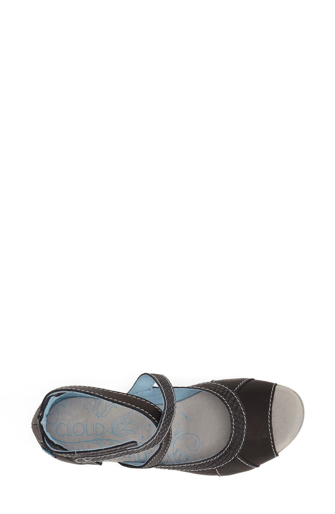 CLOUD 'Pax' Open Toe Leather Sandal, Alternate, color, 