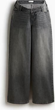 H&M Mama Wide Low Jeans