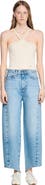 SANDRO Short ribbed knit top