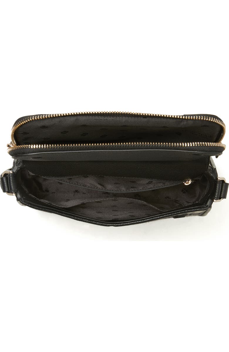 Kate Spade New York run around library plaid flap crossbody bag, Alternate, color,