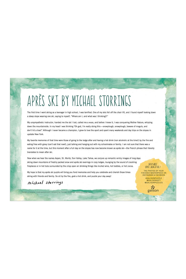Michael Storrings Après Ski 1000-Piece Puzzle, Alternate, color, MULTI
