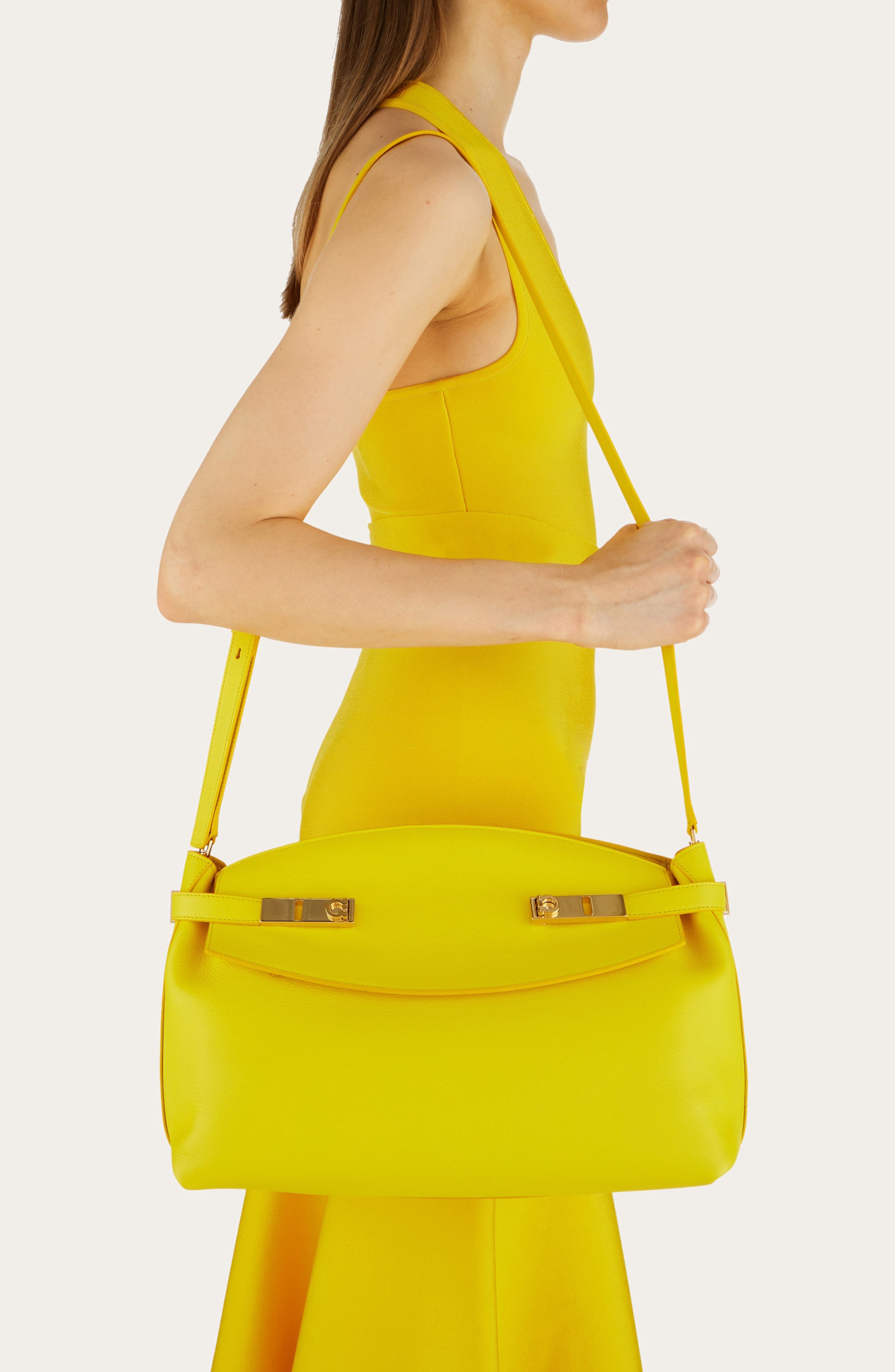 Large Hug Pouch Bag, Alternate, color, YELLOW