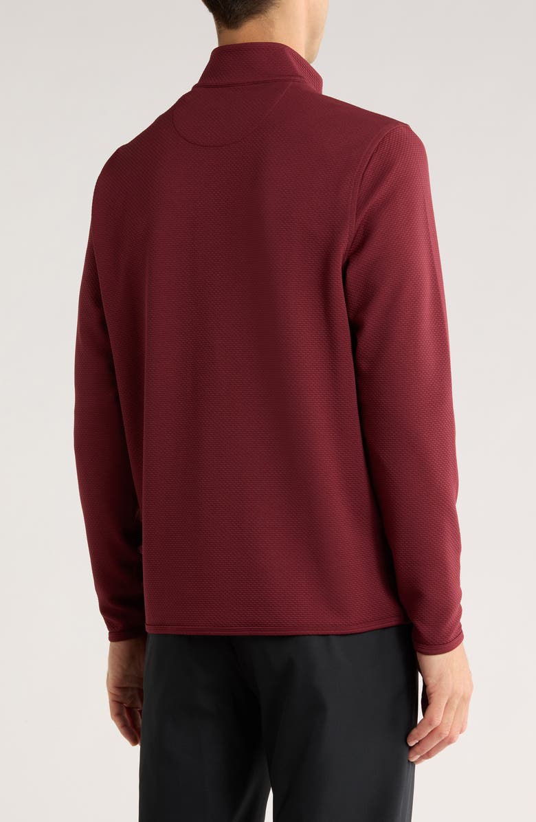 Greg Norman Quarter Zip Pullover, Alternate, color, Chocolate Truffle