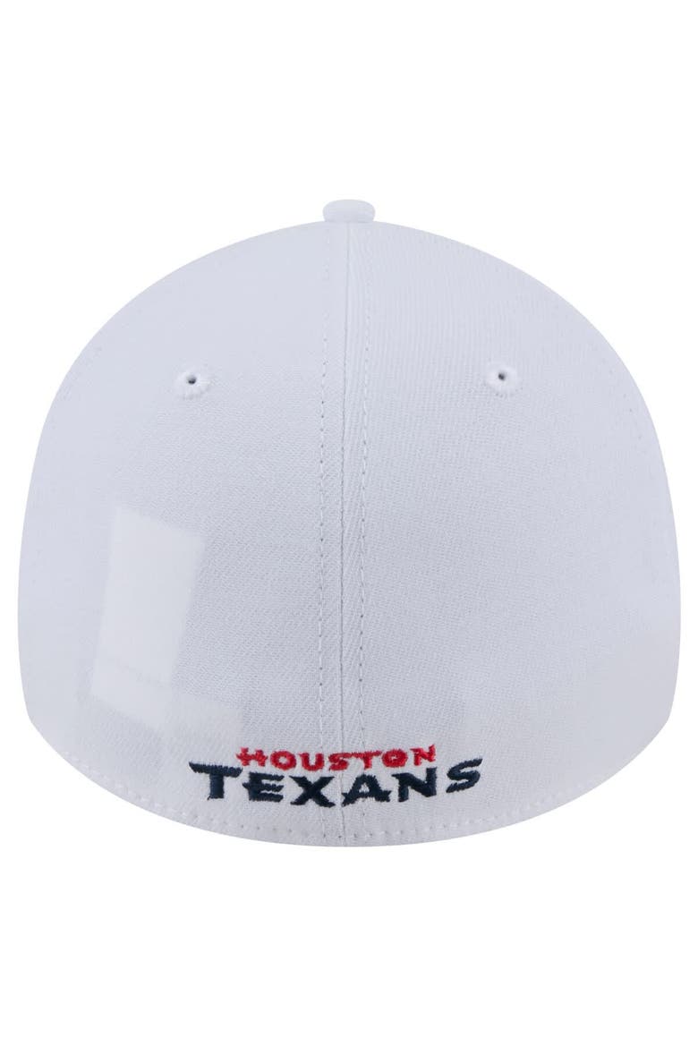 Men's New Era White Houston Texans Main 39THIRTY Flex Hat, Alternate, color, White