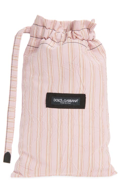 Stripe Poplin Crossbody Bag