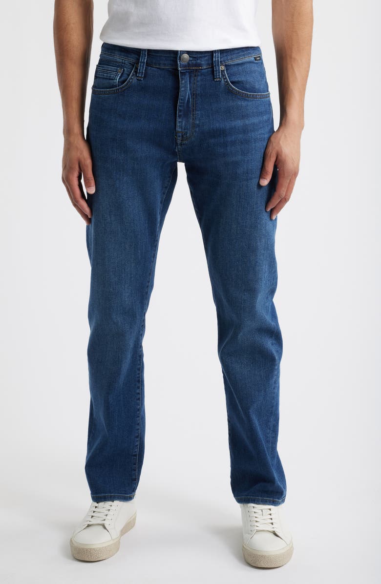 Mavi Jeans Zach Straight Leg Jeans, Main, color, Deep Brushed Williamsburg