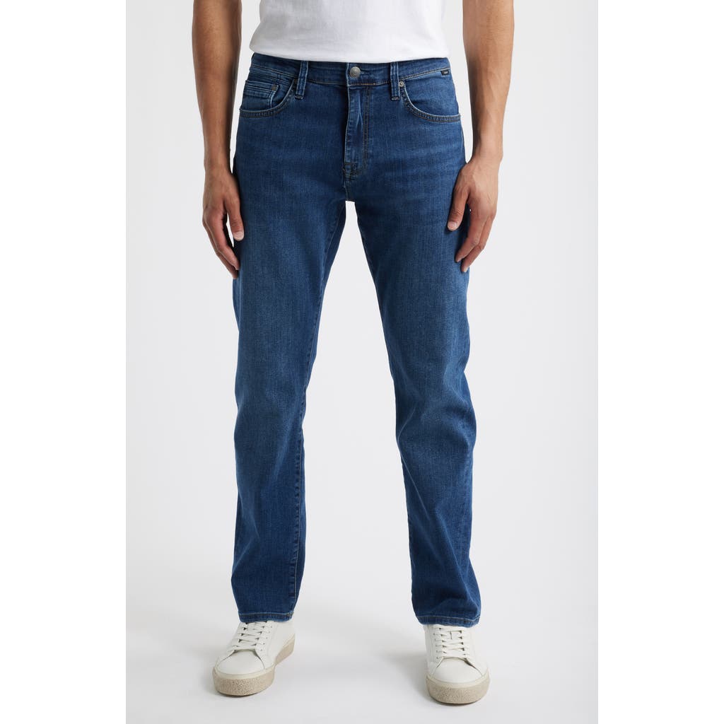 Mavi Jeans Zach Straight Leg Jeans In Deep Brushed Williamsburg