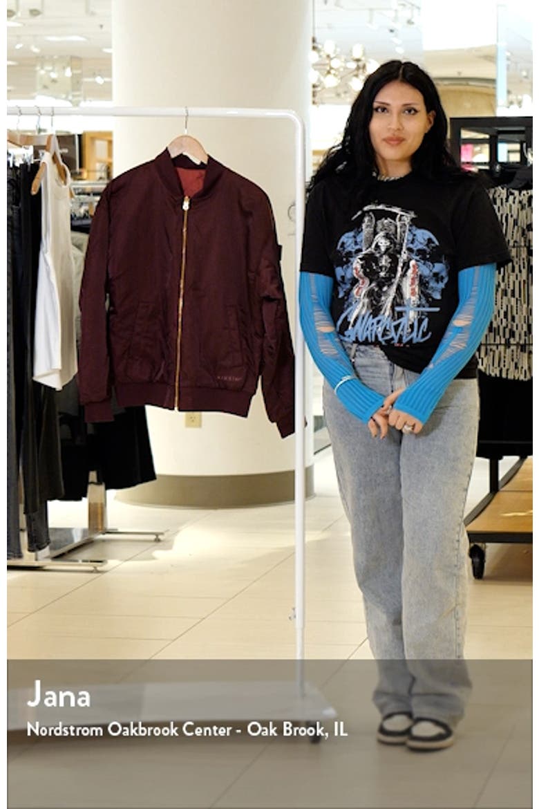 Sportswear Reversible Bomber Jacket video