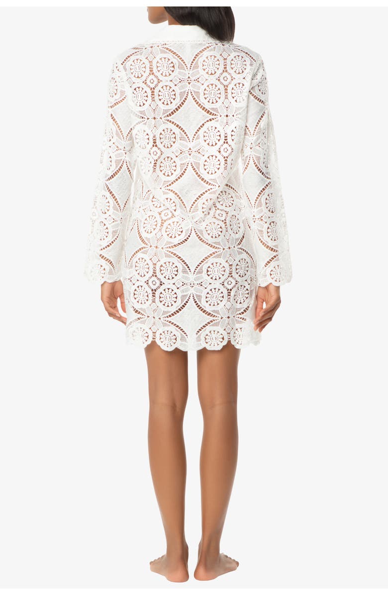 HELEN JON Lace Button Front Dress, Alternate, color, Lace Crochet