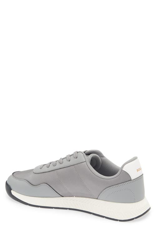 Hugo Boss Boss Titanium Runn Sneaker In Gray