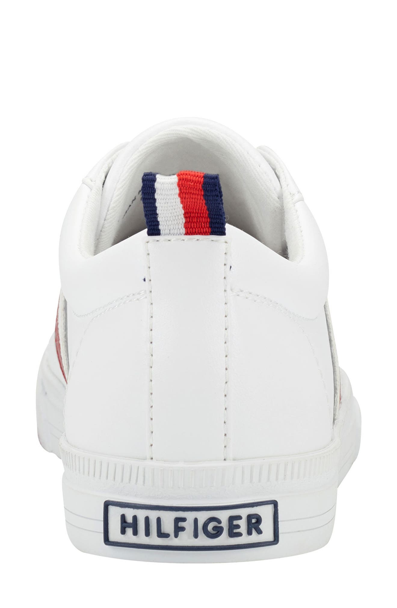 Tommy Hilfiger Low Top Sneaker, Alternate, color, White Multi Faux Leather