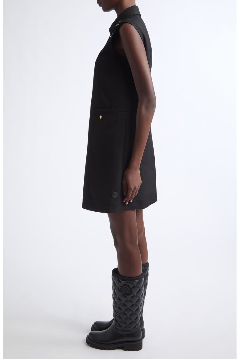 Virgin Wool Shift Dress, Alternate, color, BLACK