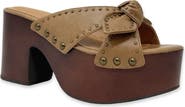 SHUSHOP Eliza Platform Slide Sandal
