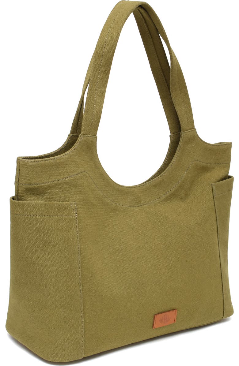 New Amsterdam Leatherworks Annika Tote Bag, Alternate, color, Olive