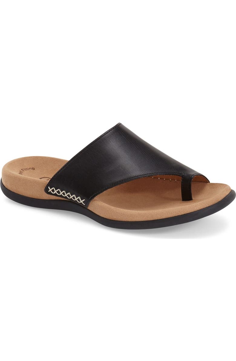 Gabor Toe Loop Sandal, Main, color,